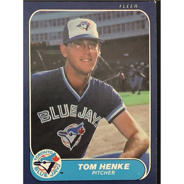 1986 FLEER Tom Henke