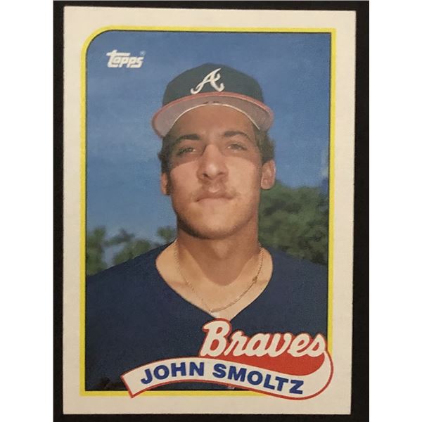 1989 TOPPS John Smoltz (RC) (HOF)