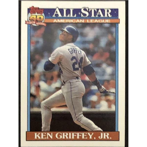 1991 TOPPS Ken Griffey Jr (HOF)