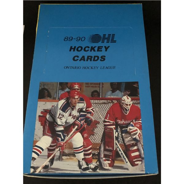 1989-90 7th INNING SKETCH OHL wax box (36 packs)