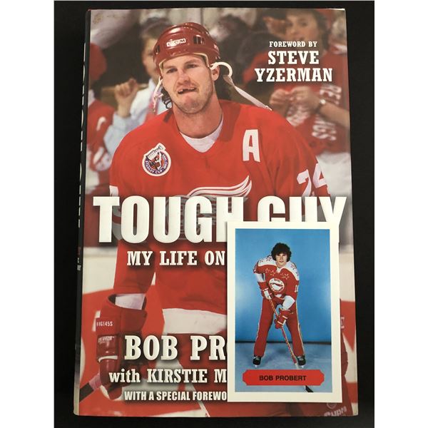 Bob Probert junior card & Autobiography