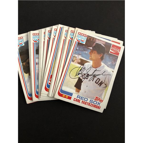 1982 BRIGHAM's Coca-Cola Boston Red Sox team set