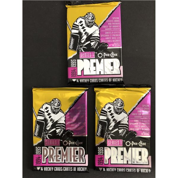1994-95 O-PEE-CHEE PREMIER Hockey foil packs (3 packs)