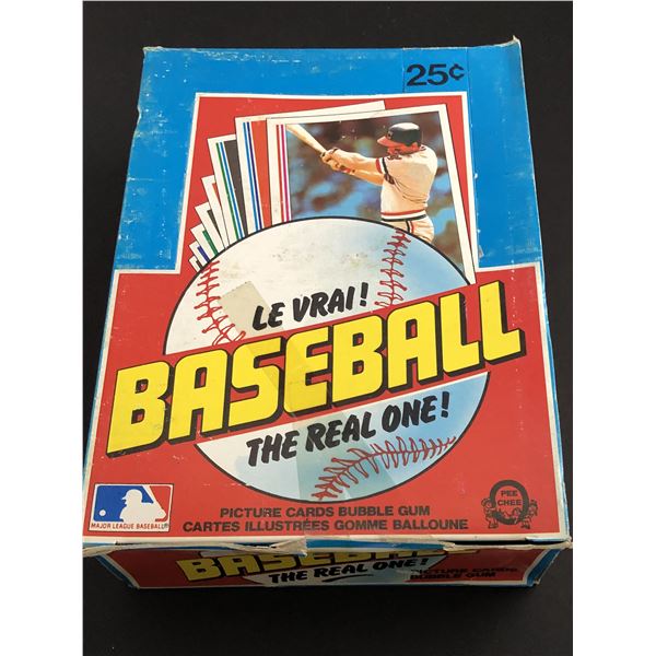 1982 O-PEE-CHEE Baseball wax box (36 packs)
