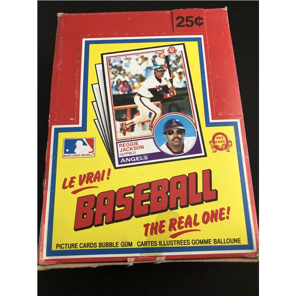1983 O-PEE-CHEE Baseball wax box (36 packs)