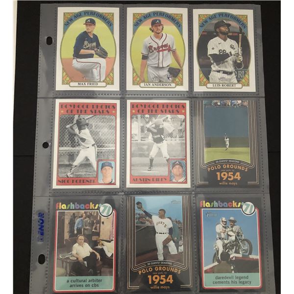 TOPPS MLB Heritage Special Card collection (18 cards)