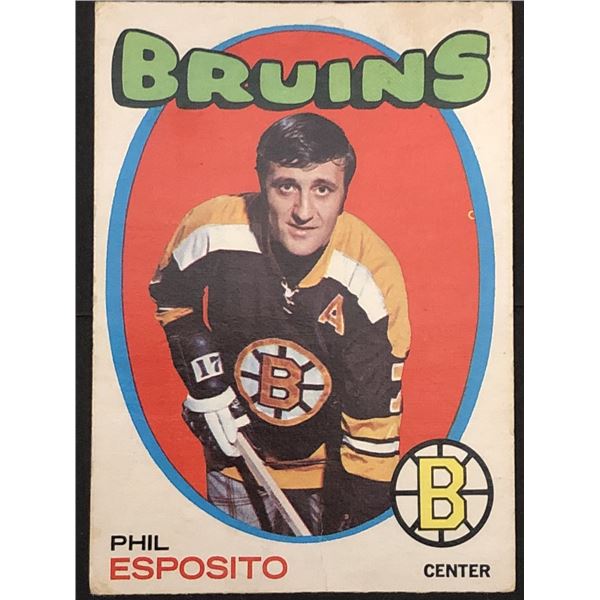 1971-72 O-PEE-CHEE Phil Esposito (HOF)