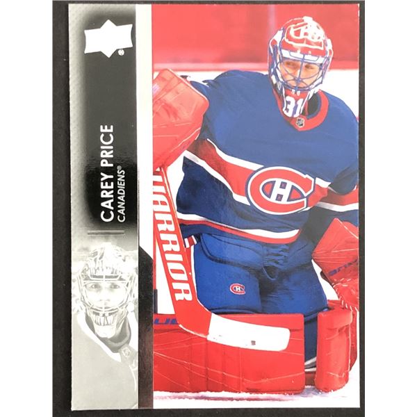 2021-22 UPPER DECK Carey Price