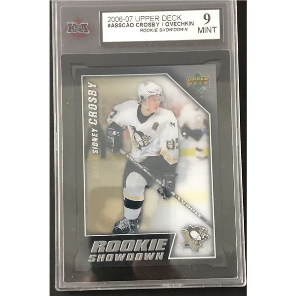 2006-07 UPPER DECK Sidney Crosby vs Alex Ovechkin  KSA MT 9
