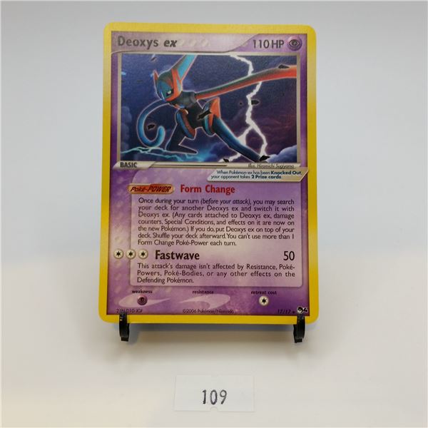 Deoxys ex Non- Holo 17/17 POP Series 4