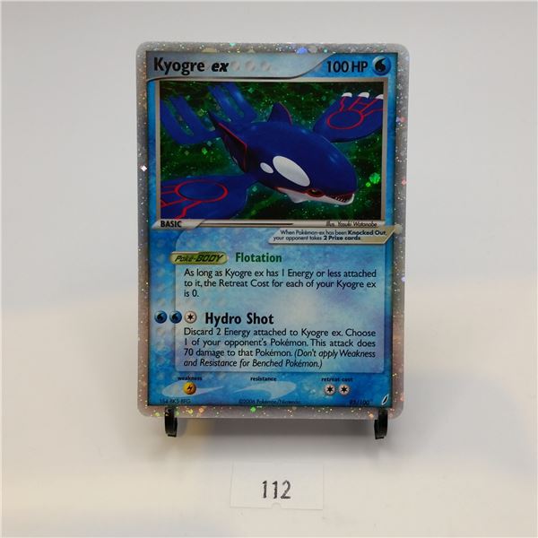 Kyogre ex 95/100 EX Crystal Guardians