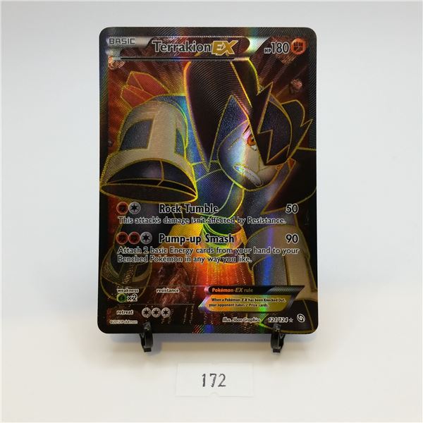 Terrakion EX Full Art 121/124 BW Dragons Exalted