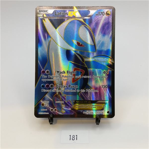 Latios EX Full Art 113/116 BW Plasma Freeze