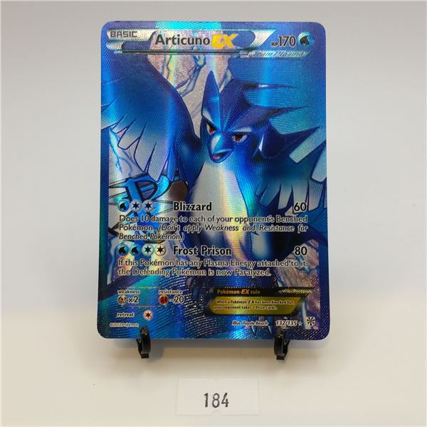 Articuno EX Team Plasma Full Art 132/135 BW Plasma Storm