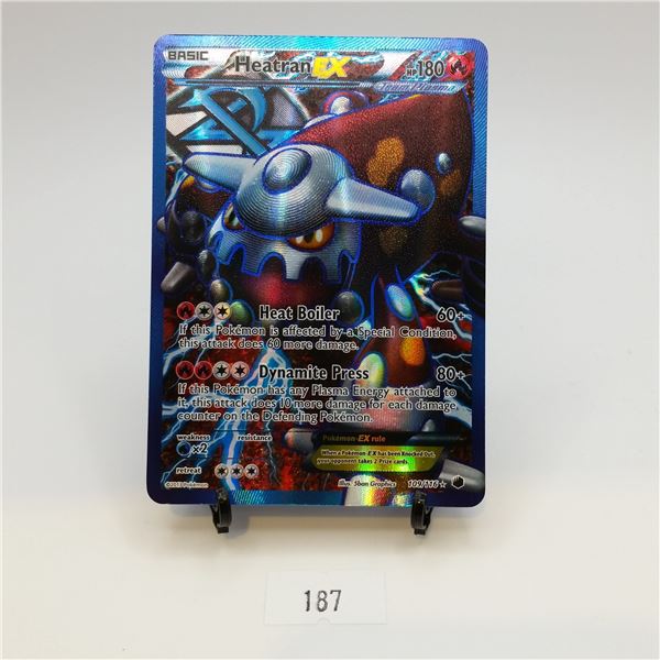 Heatran EX Team Plasma Full Art 109/116 BW Plasma Freeze