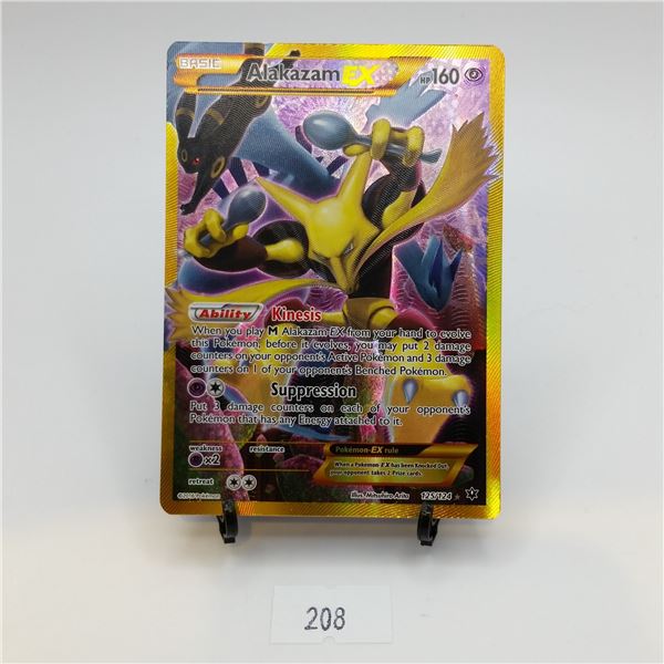 Alakazam EX Secret Rare 125/124 XY Fates Collide