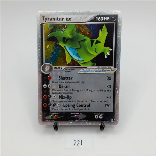 Tyranitar ex 111/115 EX Unseen Forces