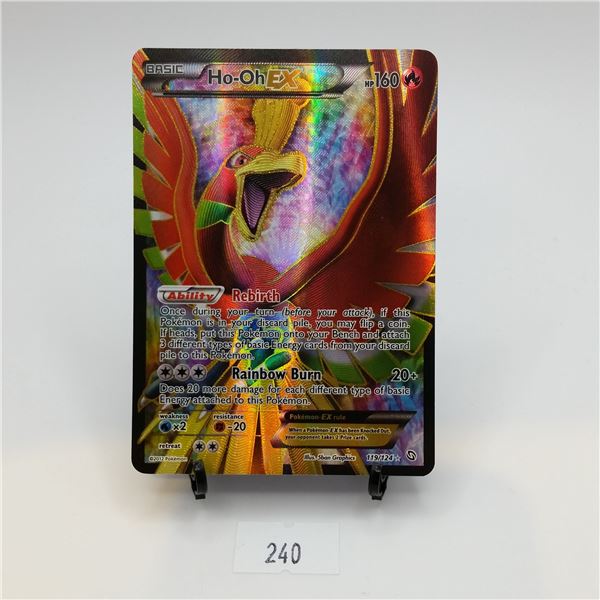 Ho-Oh EX Full Art 119/124 BW Dragons Exalted