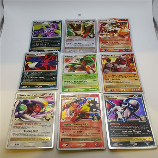 Pokemon LV.X Lot of 9