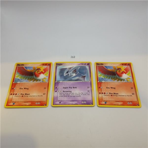 Lugia and Ho-Oh POP Series 5 Lot of 3