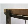Image 3 : Kelby Road Round Micah Wooden Drink Table w/ Metal Frame (heavy) 22"dia, 24"H