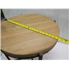 Image 8 : Kelby Road Round Micah Wooden Drink Table w/ Metal Frame (heavy) 22"dia, 24"H