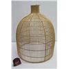 Image 1 : Woven Hanging Lamp Shade 25" dia, 28"H