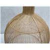 Image 4 : Woven Hanging Lamp Shade 25" dia, 28"H