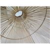 Image 6 : Woven Hanging Lamp Shade 25" dia, 28"H