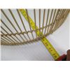 Image 9 : Woven Hanging Lamp Shade 25" dia, 28"H