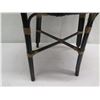 Image 6 : Qty 4 SELAMAT Pinnacle Woven Rattan Black Occasional Chairs 20" dia, 31"H