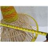 Image 8 : Baja Woven Hanging Lamp Yellow 23" dia, 26"H