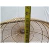 Image 7 : Woven Hanging Lamp Shade 23" dia, 28"H