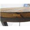 Image 3 : Round Louie Side Table w/ Metal Frame (heavy) 20"dia, 24"H