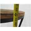 Image 8 : Round Louie Side Table w/ Metal Frame (heavy) 20"dia, 24"H