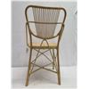 Image 6 : BAGA Woven Dining Chair 16"x16"x33"H