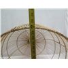 Image 6 : Woven Hanging Lamp Shade 25" dia, 28"H