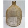 Image 1 : Woven Hanging Lamp Shade 23" dia, 28"H