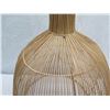 Image 3 : Woven Hanging Lamp Shade 23" dia, 28"H