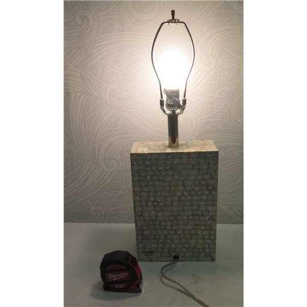 Mother of Pearl Table Lamp 24"H (bulb not included)