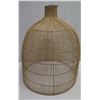 Image 1 : Woven Hanging Lamp Shade 25" dia, 28"H