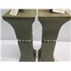 Image 5 : Pair Cayman Gray Table Lamps  30"H (bulbs not included)