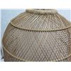 Image 3 : Woven Hanging Lamp 30" dia, 36"H