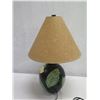 Image 2 : La Vida Verde Table Lamp w/ Shade Signed by Artist, Peru 24"H (bulb not included)