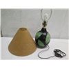 Image 3 : La Vida Verde Table Lamp w/ Shade Signed by Artist, Peru 24"H (bulb not included)