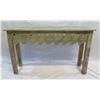 Image 1 : Carved Wooden Sideboard Table 52"x15"x31"H