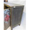 Image 10 : Painted Cabinet w/ Asian Design & 4 Doors 58"x17"x34"H