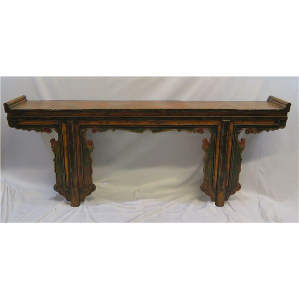 Antique Gansu Console 88 x12 x34 H