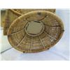 Image 12 : SELAMAT Healdsburg Wicker Swivel Chair w/ Pedestal Base & Throw Cushions 34"x26"x44"H