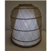 Image 1 : Woven Hanging Lamp 25" dia, 27"H